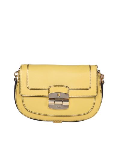 Club Shoulder Bag In Nectar Yellow Leather - Furla - Modalova