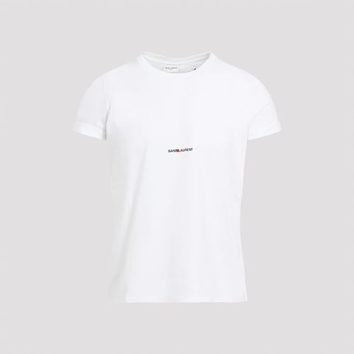 Saint Laurent Logo Tshirt - Saint Laurent - Modalova