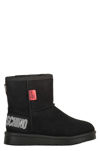 Love Moschino Suede Ankle Boots - Love Moschino - Modalova