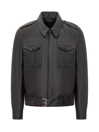 Tom Ford Wool And Silk Jacket - Tom Ford - Modalova