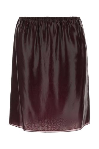 Burgundy Nylon Blend Skirt - Ferragamo - Modalova