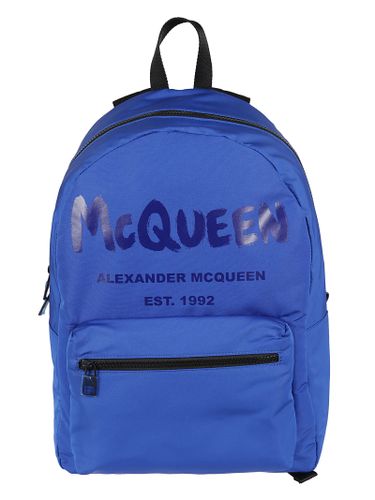 Logo Print Backpack - Alexander McQueen - Modalova