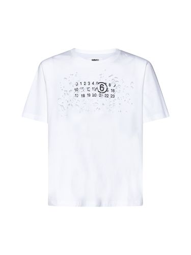 Cotton Crew-neck T-shirt - MM6 Maison Margiela - Modalova