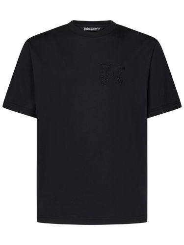 Palm Angels Monogram Slim T-shirt - Palm Angels - Modalova