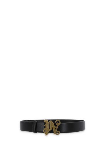 Palm Angels Logo Plaque Buckle Belt - Palm Angels - Modalova