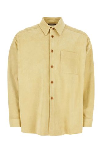 Marni Pastel Yellow Suede Shirt - Marni - Modalova