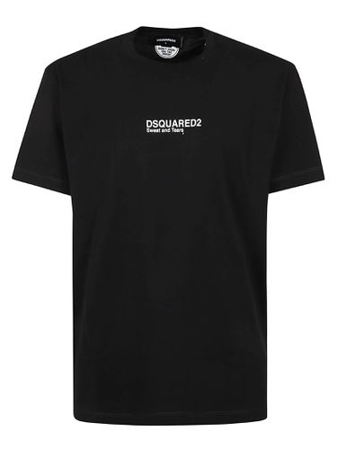 Logo Printed Crewneck T-shirt - Dsquared2 - Modalova