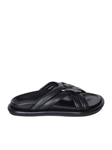Moncler Bell Soft Black Sandals - Moncler - Modalova