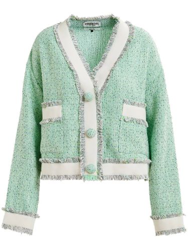 Hoola Cropped Fringe Jacket - Essentiel Antwerp - Modalova