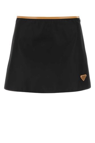 Prada Black Re-nylon Mini Skirt - Prada - Modalova