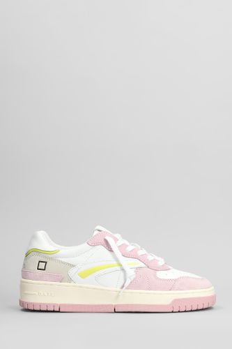 D. A.T. E. Torneo Pure Colored Sneakers In Suede And Leather - D.A.T.E. - Modalova