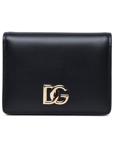 Black Leather Wallet - Dolce & Gabbana - Modalova