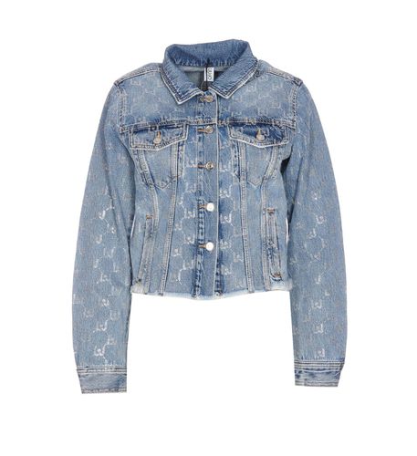 Liu-Jo Logo Denim Jacket - Liu-Jo - Modalova