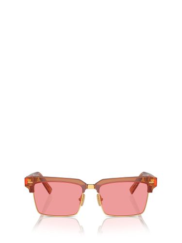Mu 10zs Caramel Trasparent Sunglasses - Miu Miu Eyewear - Modalova