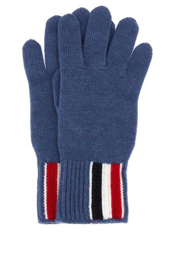 Air Force Blue Wool Gloves - Thom Browne - Modalova