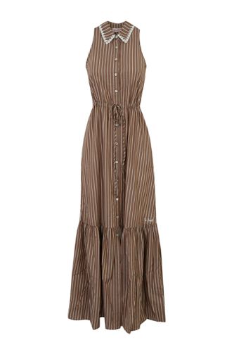 Ida Stripes Dress In Cotton - MC2 Saint Barth - Modalova