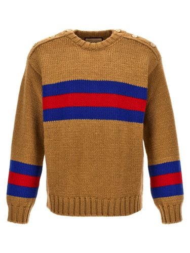 Gucci Web Ribbon Sweater - Gucci - Modalova