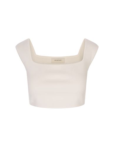 Max Mara White Fulmine Crop Top - Max Mara - Modalova