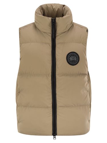 Lawrence - Padded Gilet With Black Logo - Canada Goose - Modalova