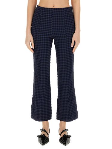 Ganni Cropped Fit Pants - Ganni - Modalova