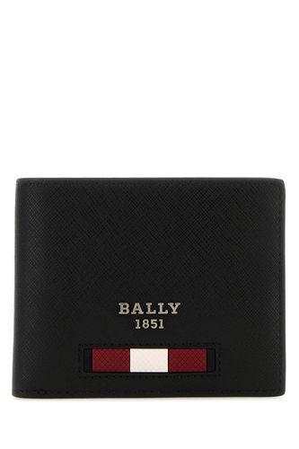 Bally Black Leather Bevye Wallet - Bally - Modalova
