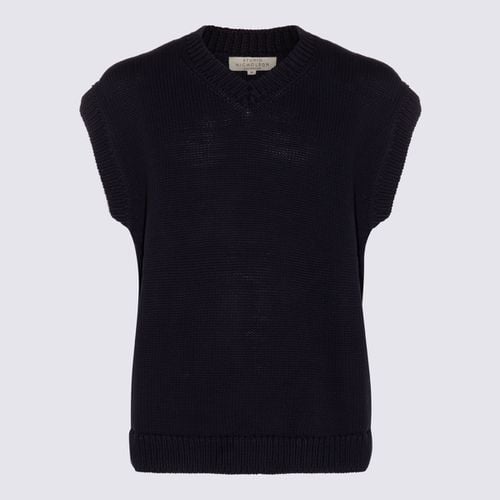 Dark Navy Cotton Blend Sweater - Studio Nicholson - Modalova