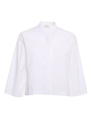 Mazzarelli White Cropped Shirt - Mazzarelli - Modalova