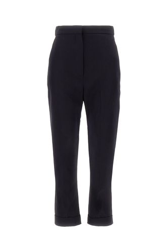 Midnight Blue Wool Blend Pant - Alexander McQueen - Modalova