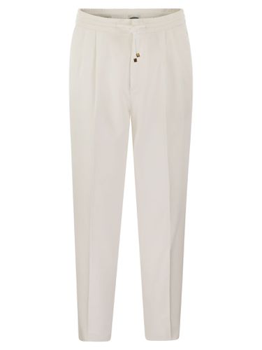 Cotton Drawstring Pants - Brunello Cucinelli - Modalova