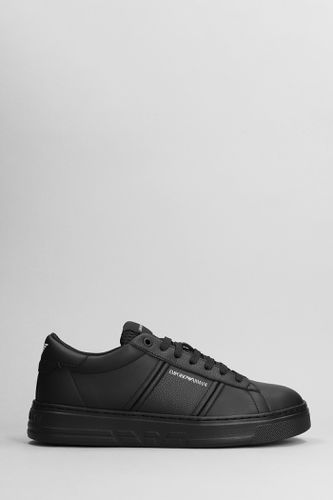 Sneakers In Leather - Emporio Armani - Modalova