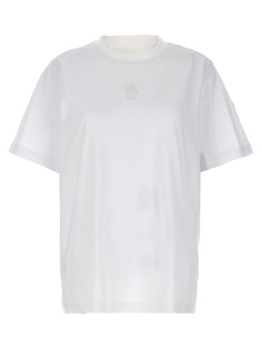 Moncler Logo Embroidery T-shirt - Moncler - Modalova