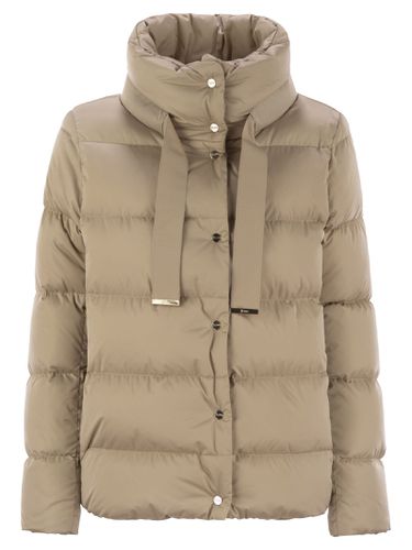 Herno Down Jacket With Ring Collar - Herno - Modalova