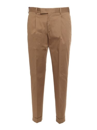 Trousers - Rebel 1 Pleat, Diagonal Pockets, Flap Back Pockets - PT Torino - Modalova