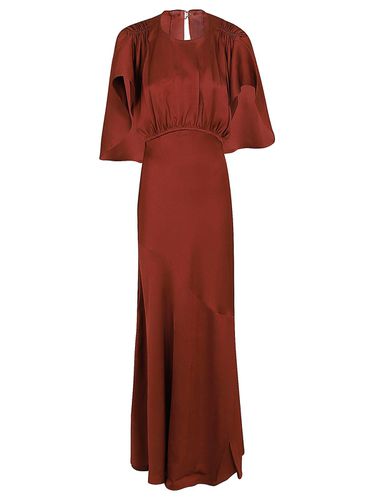 Cape-insert Maxi Satin Dress - Zimmermann - Modalova