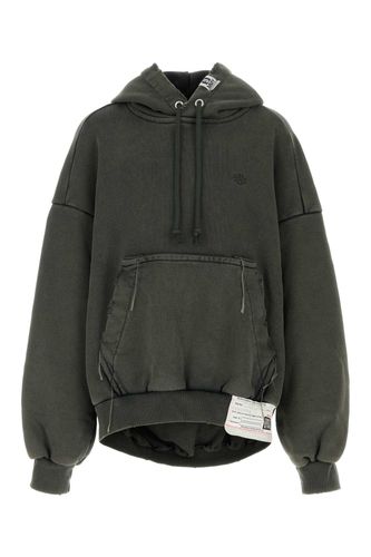 Charcoal Cotton Oversize Sweatshirt - Mihara Yasuhiro - Modalova