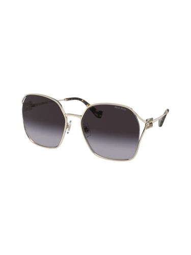 Smu 52w - Gold Sunglasses - Miu Miu Eyewear - Modalova