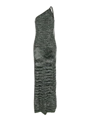 One-shoulder Sequin Long Dress With Halterneck In Viscose Blend Woman - Missoni - Modalova