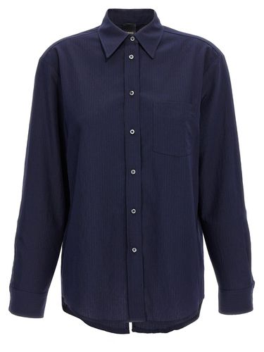 Long Sleeved Striped Buttoned Shirt - Pinko - Modalova