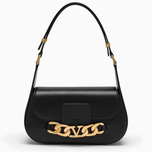 Black Vlogo Chain Shoulder Bag - Valentino Garavani - Modalova