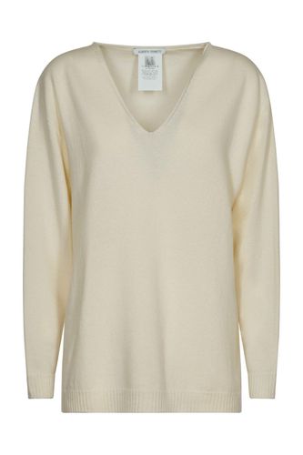 V-neck Straight Hem Jumper - Alberta Ferretti - Modalova