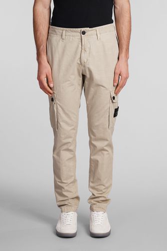 Stone Island Pants In Beige Cotton - Stone Island - Modalova