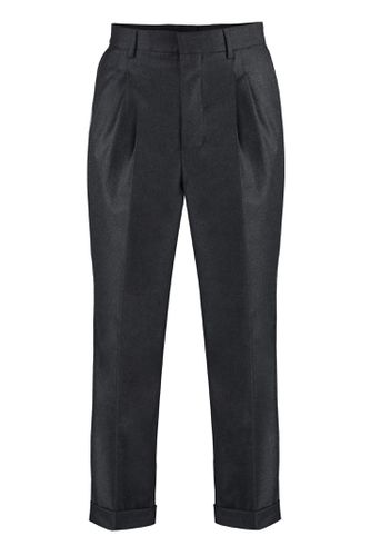 Wool Cropped Trousers - Ami Alexandre Mattiussi - Modalova