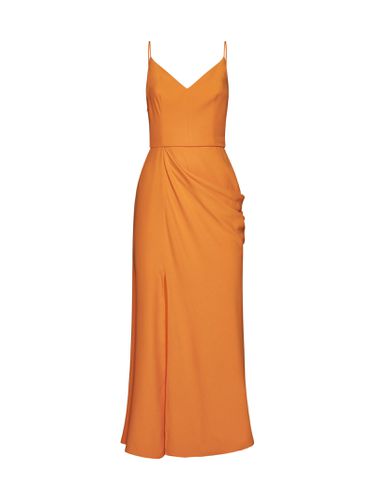 Orange Midi Dress With Draping - Alexander McQueen - Modalova