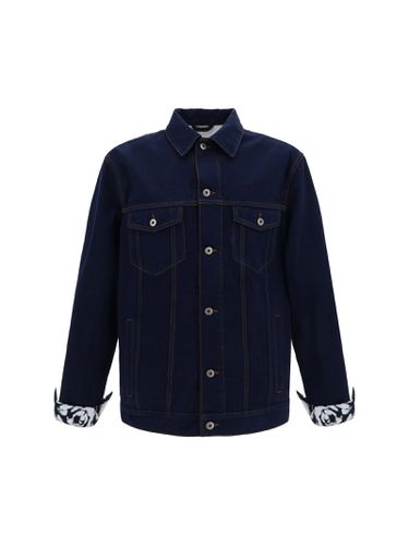 Burberry Indigo Blue Cotton Jacket - Burberry - Modalova