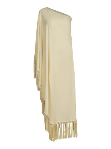 Fringe Detail Asymmetric Single-shoulder Dress - Taller Marmo - Modalova