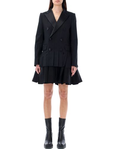 Sacai Pleated Tuxedo Blazer - Sacai - Modalova