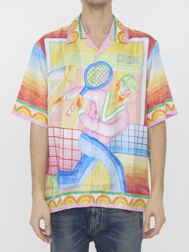 Crayon Tennis Player Shirt - Casablanca - Modalova