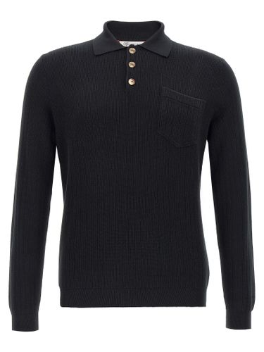 Knitted Polo Shirt - Brunello Cucinelli - Modalova