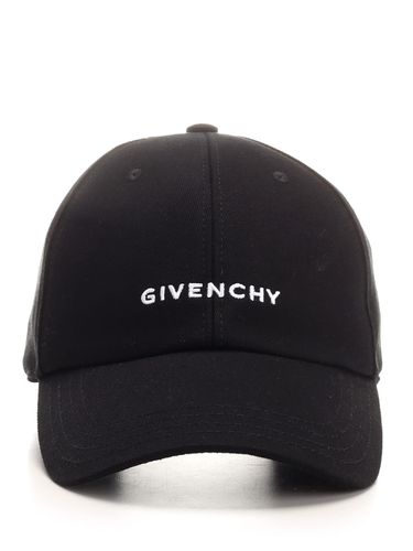 Baseball Cap With Embroidered Logo - Givenchy - Modalova