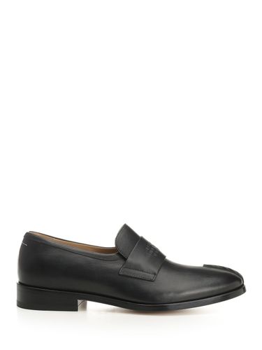 Leather Moccasins - MM6 Maison Margiela - Modalova